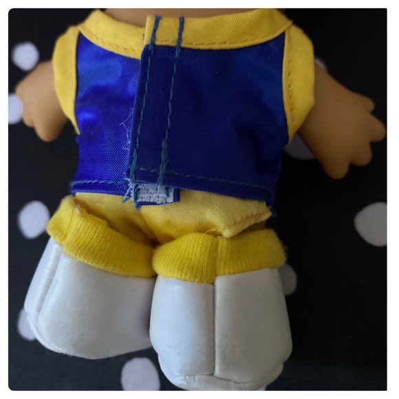 Vintage Russ Troll Doll Basketball Player with Basketball Pink Hair EUC - Picture 3 of 10